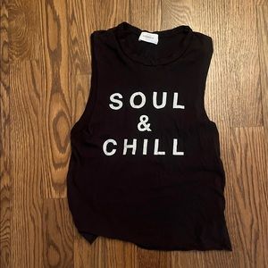 SoulCycle “Soul and Chill” tank top, size small